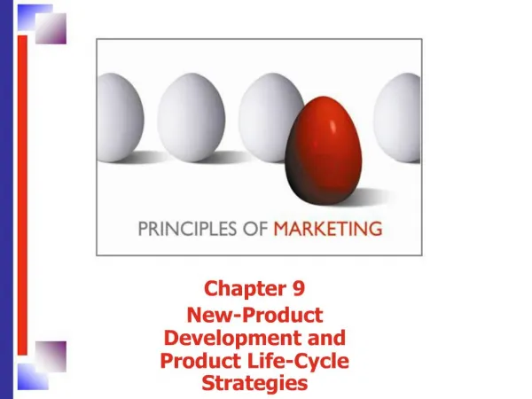 Chapter 9 New-Product Development and Product Life-Cycle Strategies
