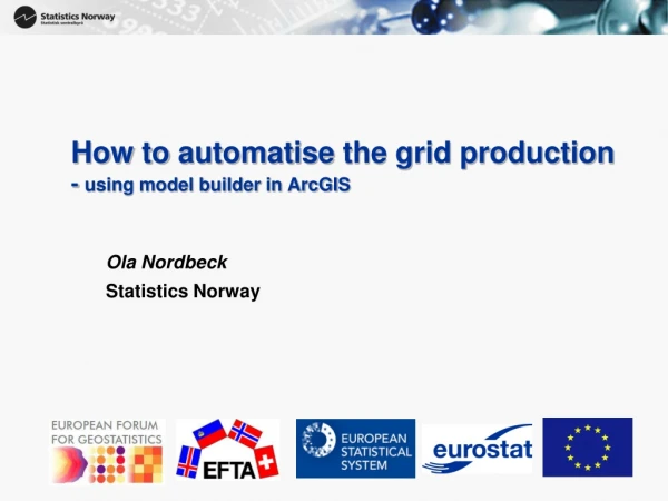 How to automatise the grid production - using model builder in ArcGIS