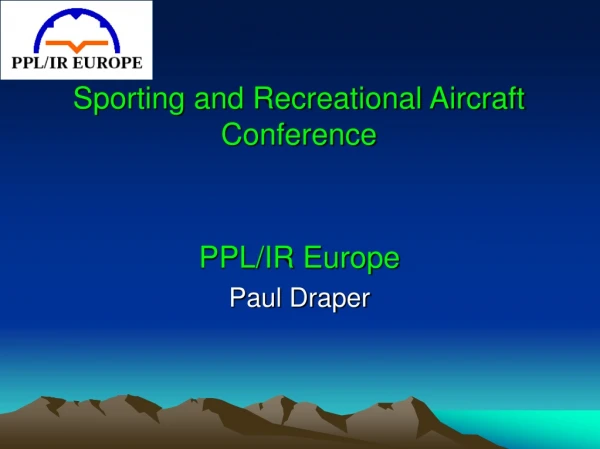 Sporting and Recreational Aircraft Conference