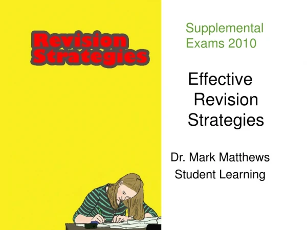 Supplemental Exams 2010