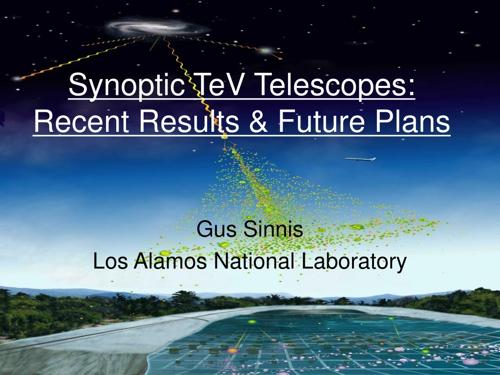 synoptic tev telescopes recent results future plans