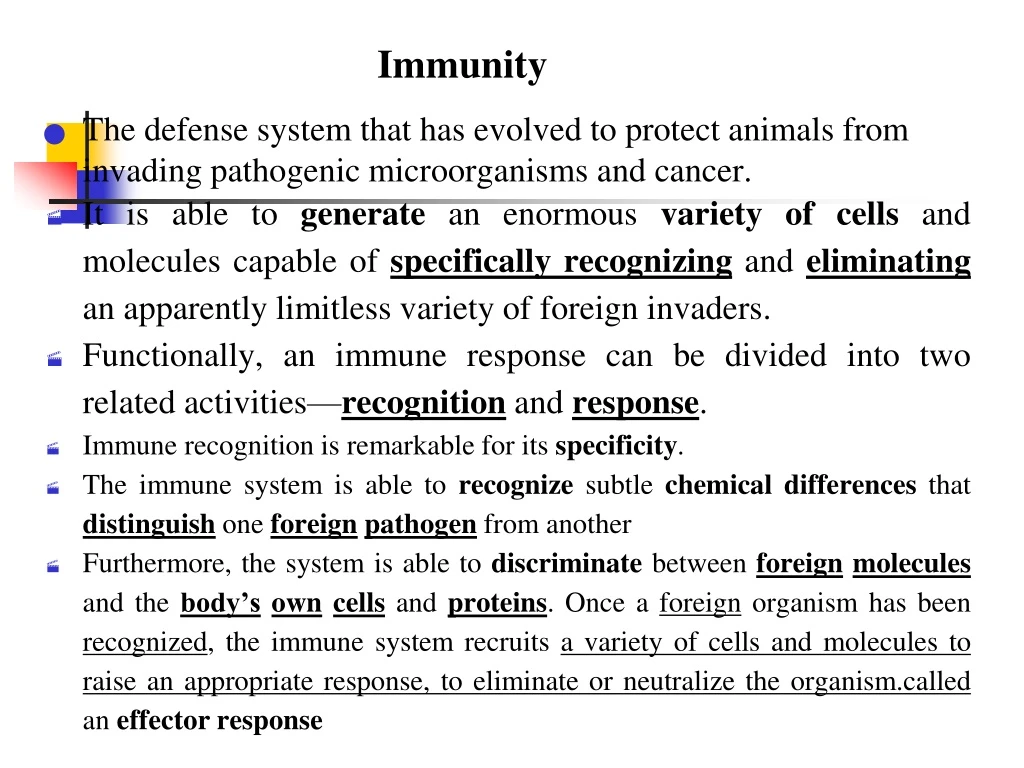 immunity