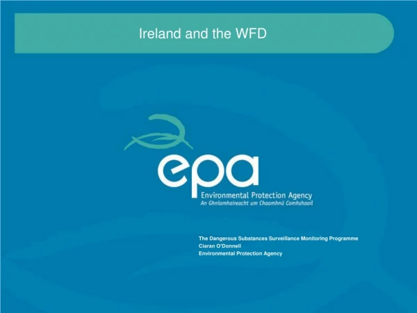 Ireland and the WFD