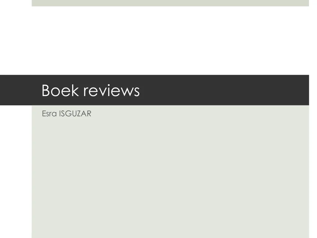 boek reviews