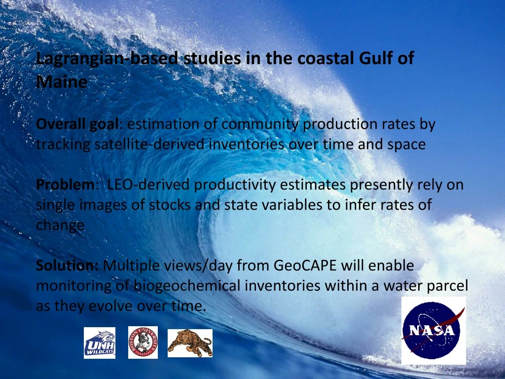 lagrangian based studies in the coastal gulf