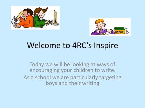 Welcome to 4RC’s Inspire