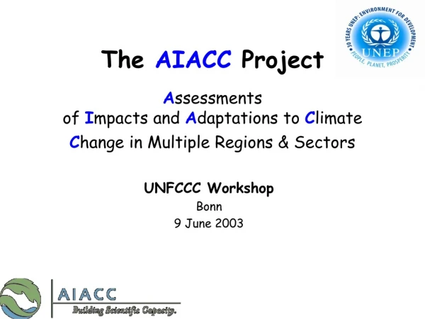 UNFCCC Workshop Bonn 9 June 2003