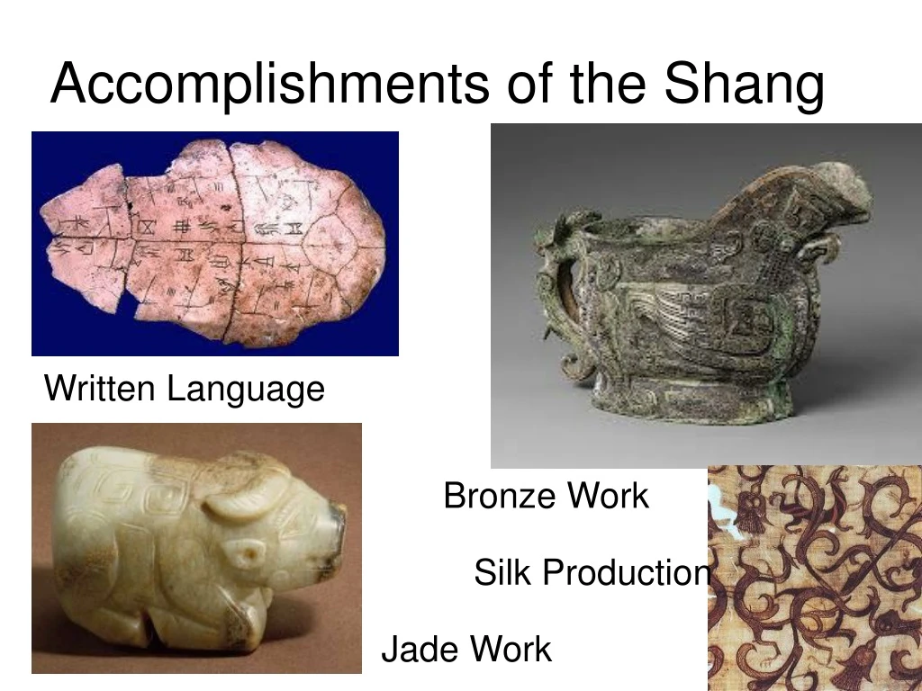accomplishments of the shang