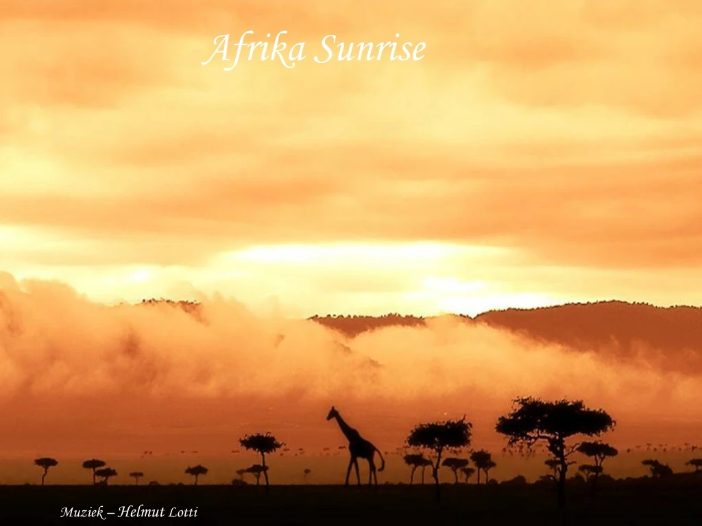 afrika sunrise