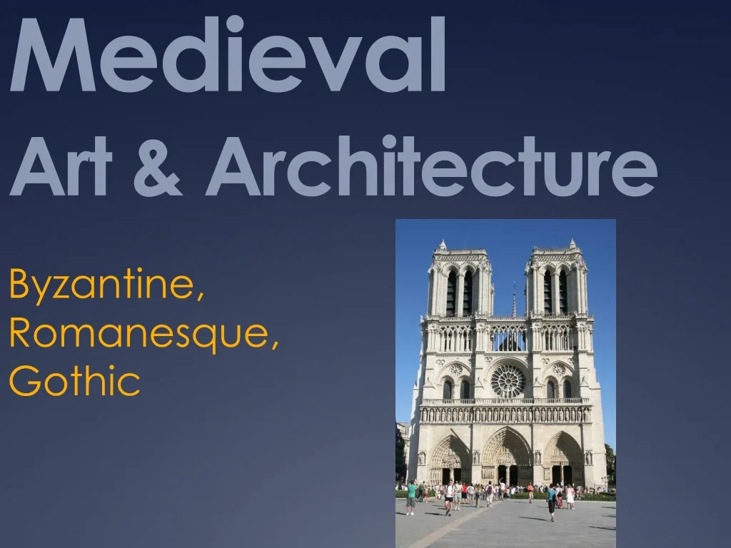 medieval art architecture
