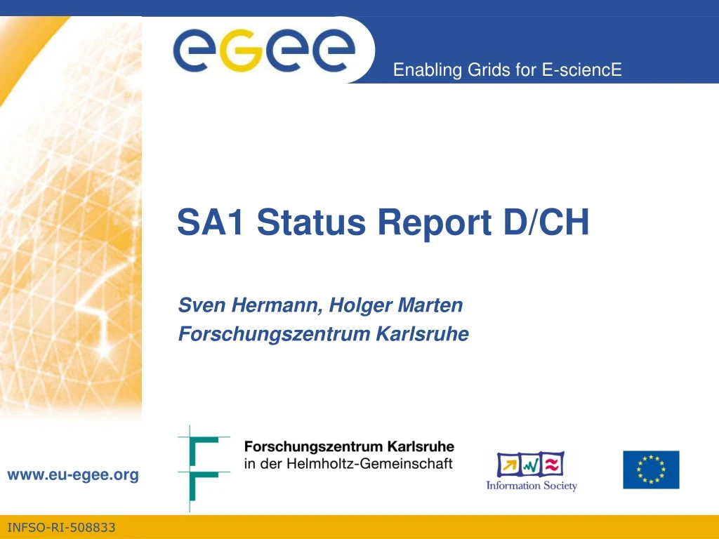 sa1 status report d ch