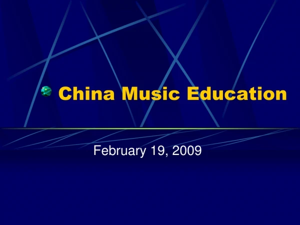 China Music Education