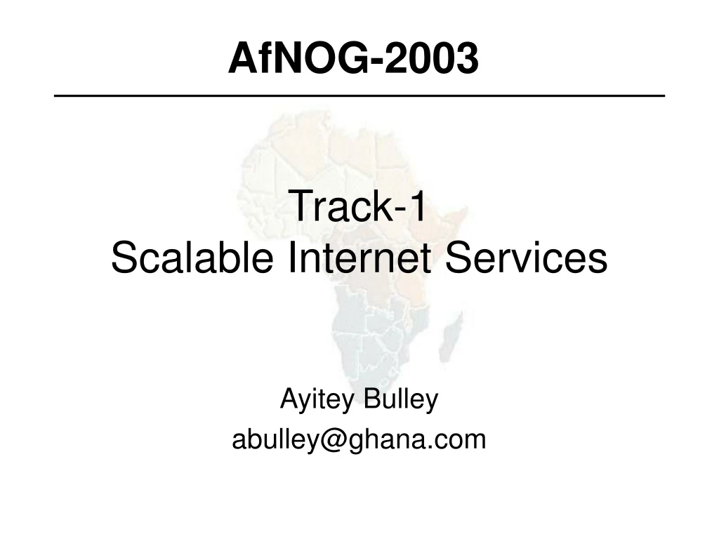 afnog 2003