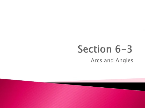 Section 6-3