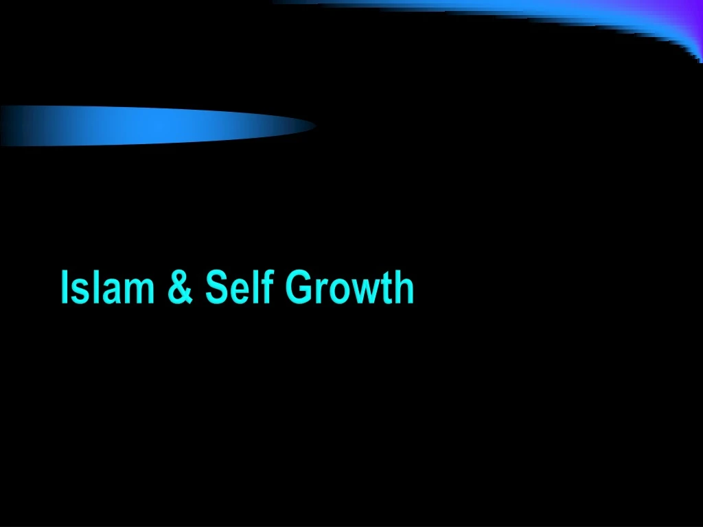 islam self growth