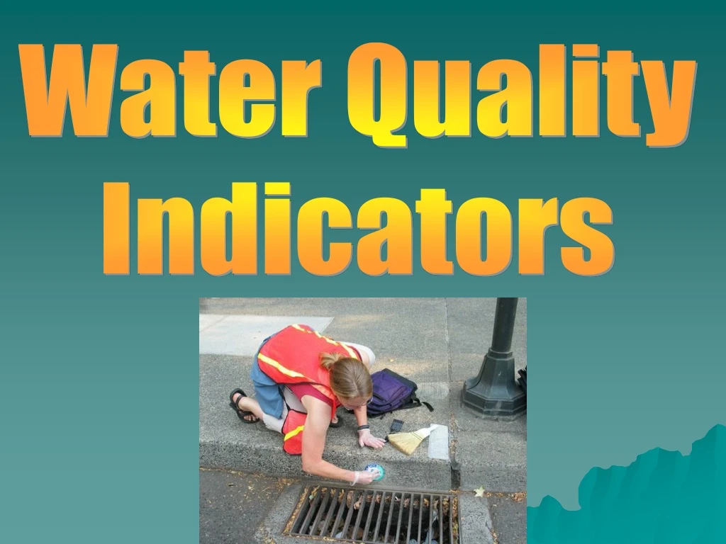water quality indicators