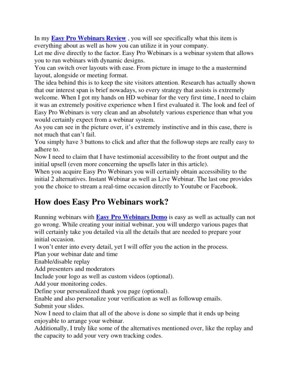 in my easy pro webinars review you will