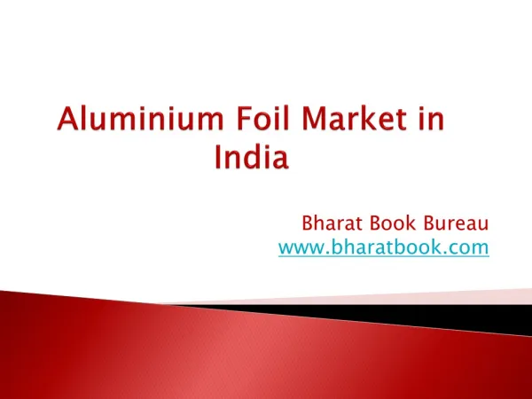 Aluminium Foil Market in India