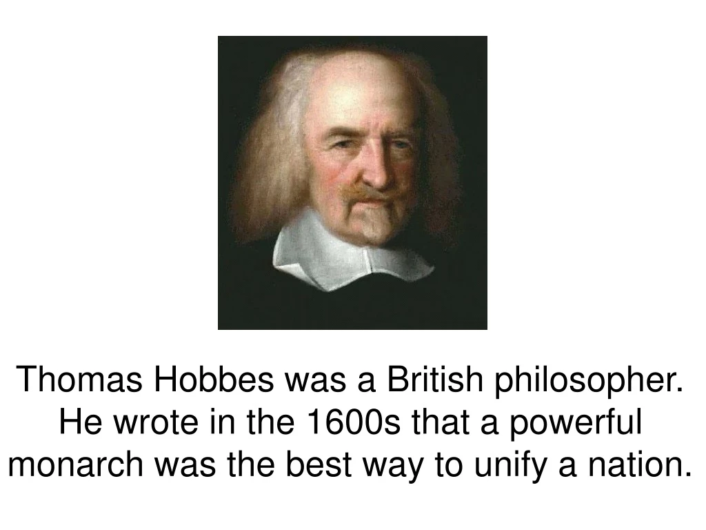 thomas hobbes was a british philosopher he wrote