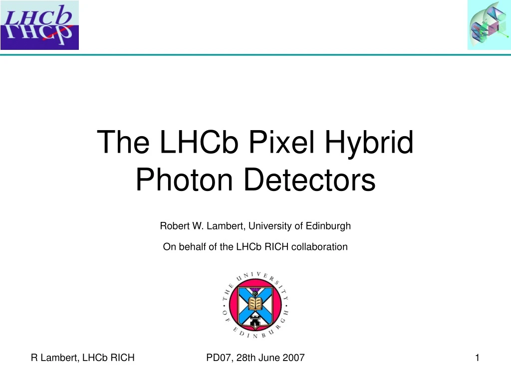 the lhcb pixel hybrid photon detectors