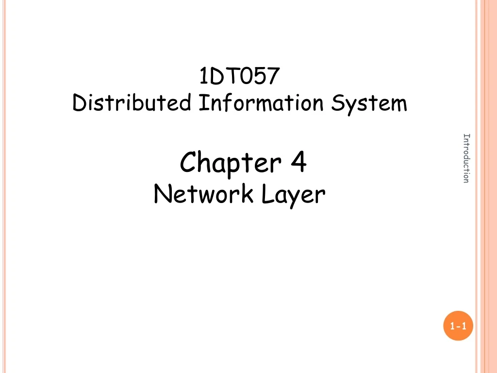 1dt057 distributed information system chapter