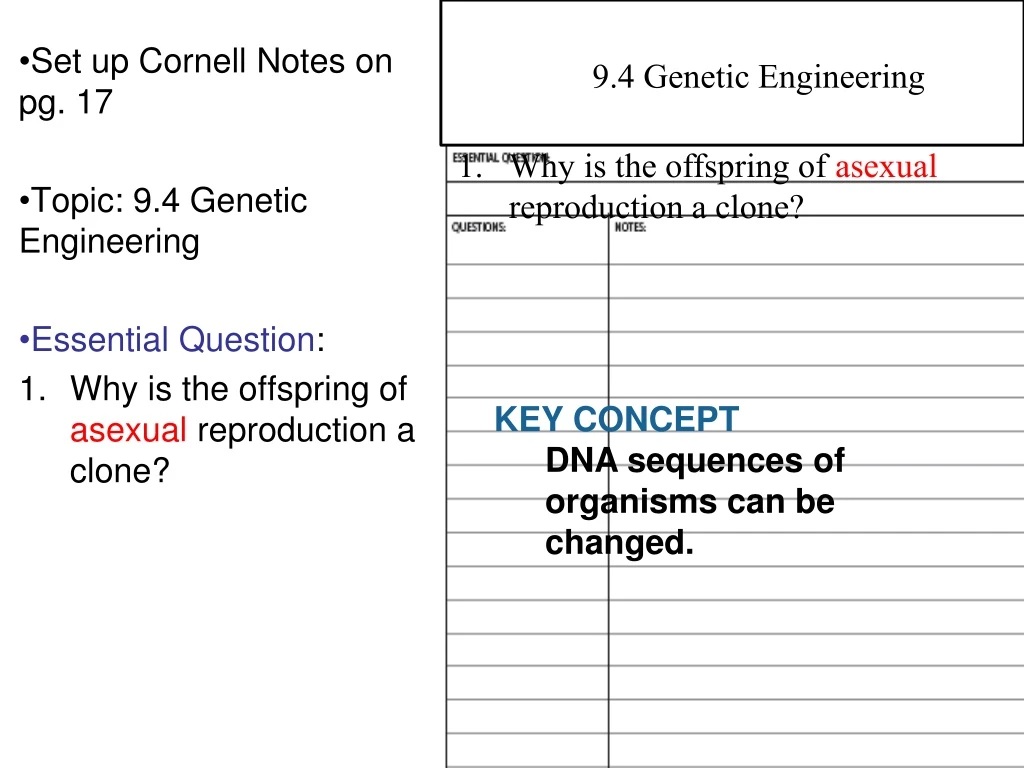 9 4 genetic engineering