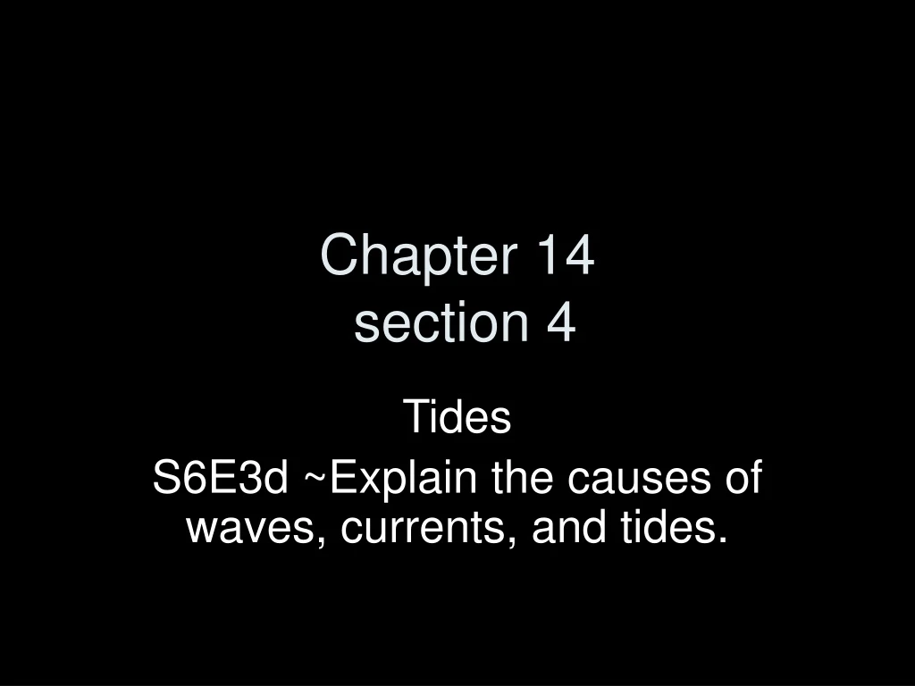 chapter 14 section 4