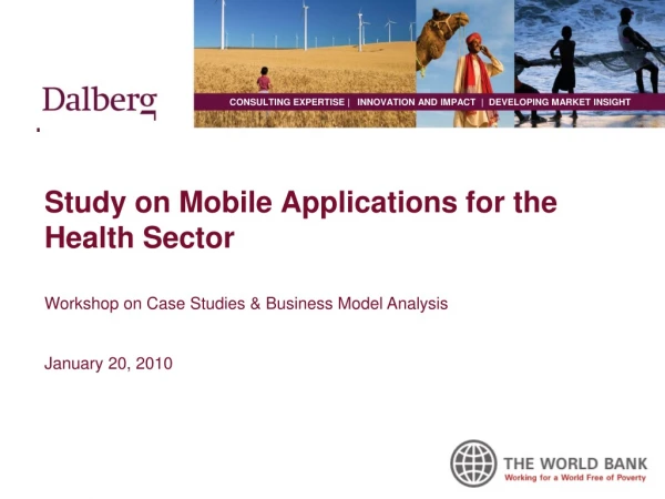 Study on Mobile Applications for the Health Sector