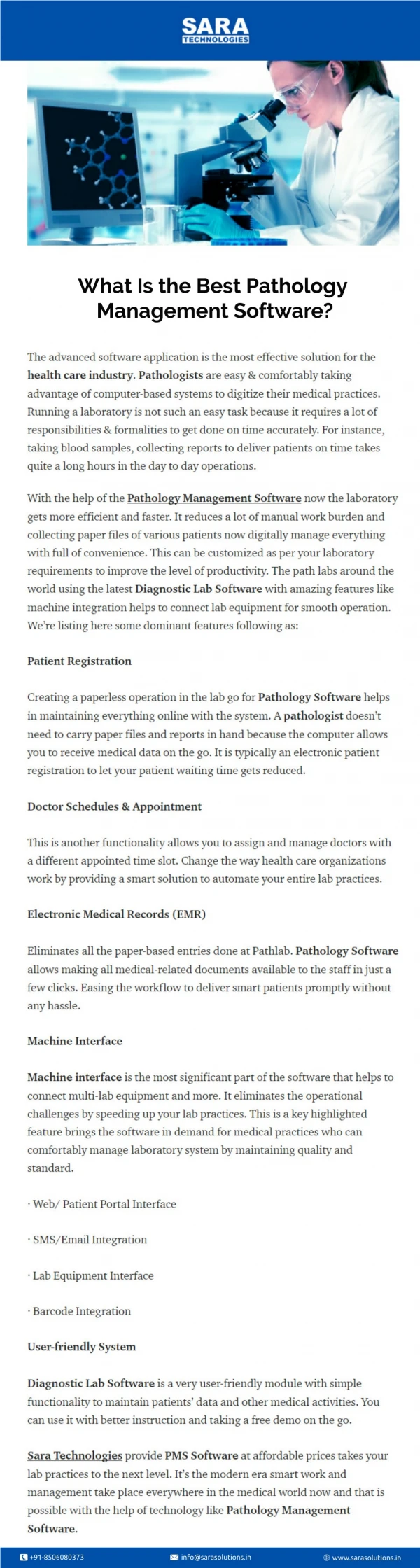 What Is the Best Pathology Management Software?