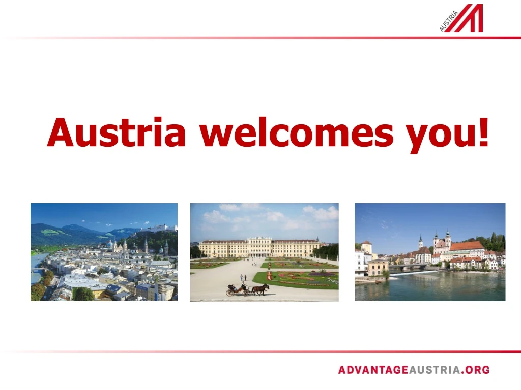 austria welcomes you