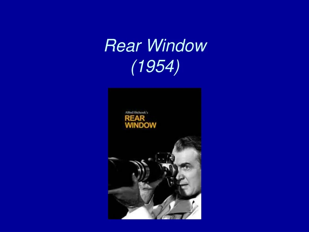 rear window 1954
