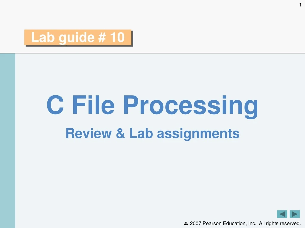 lab guide 10
