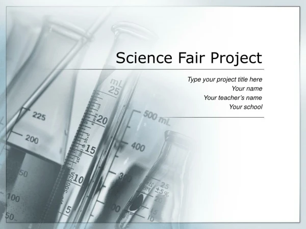 Science Fair Project