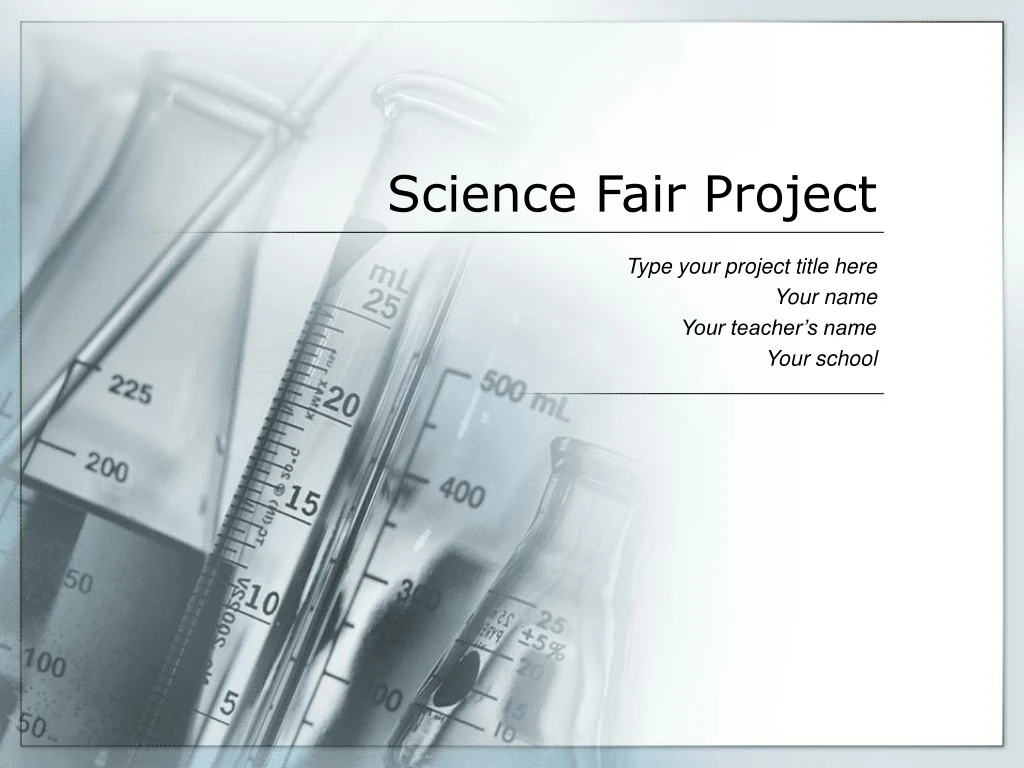 science fair project