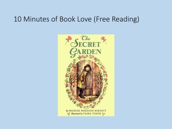 10 Minutes of Book Love (Free Reading)