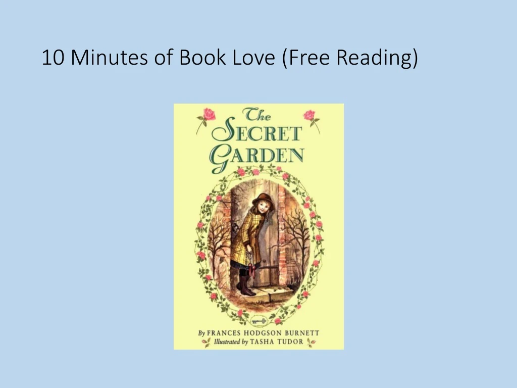 10 minutes of book love free reading