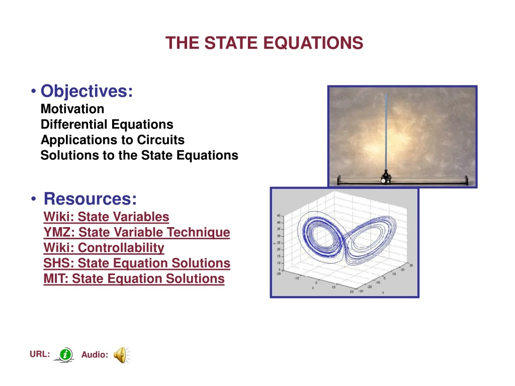the state equations