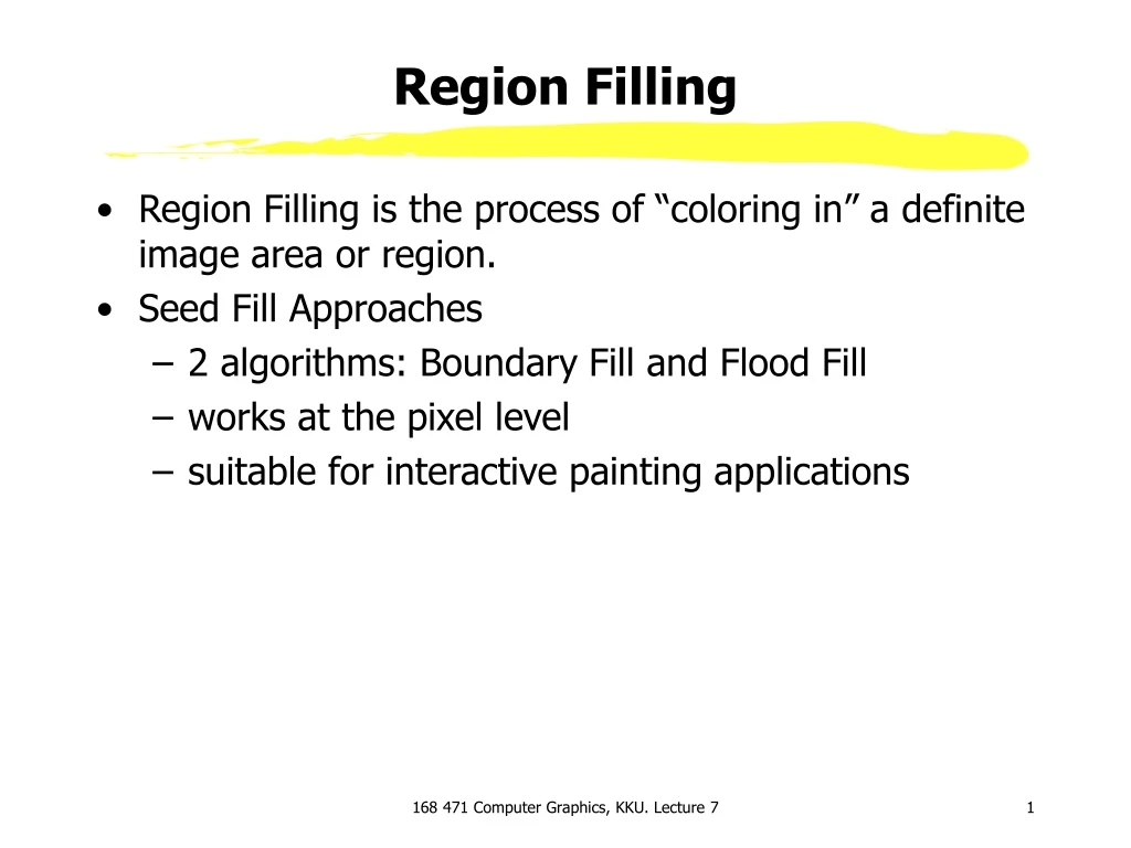 region filling