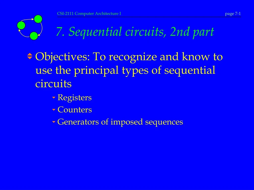 7 sequential circuits 2nd part