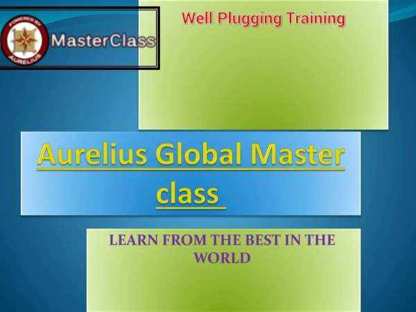 aurelius global master class