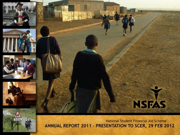 ANNUAL REPORT 2011 – PRESENTATION TO SCER, 29 FEB 2012