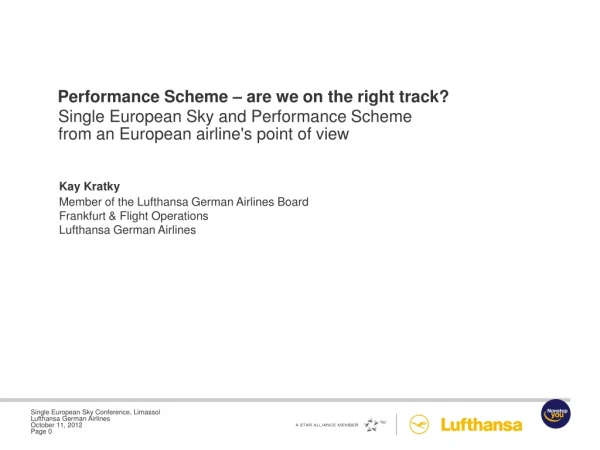 Performance Scheme – are we on the right track?