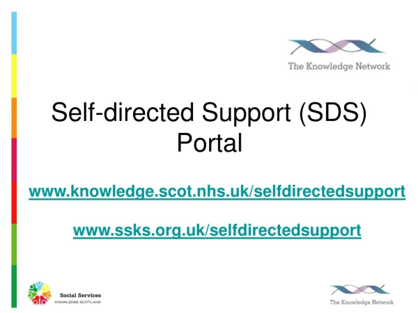 Self-directed Support (SDS) Portal