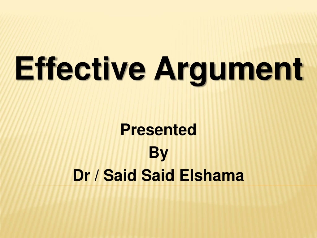 presented by dr said said elshama