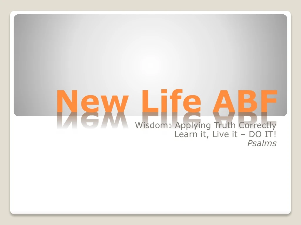 new life abf