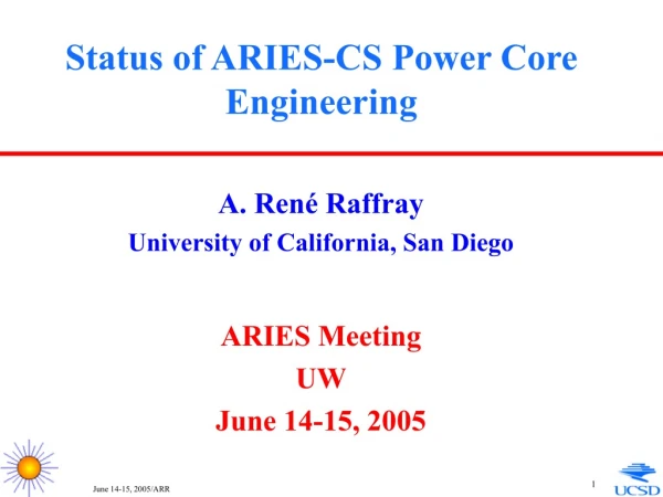 Status of ARIES-CS Power Core Engineering