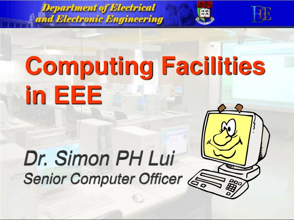 computing facilities in eee