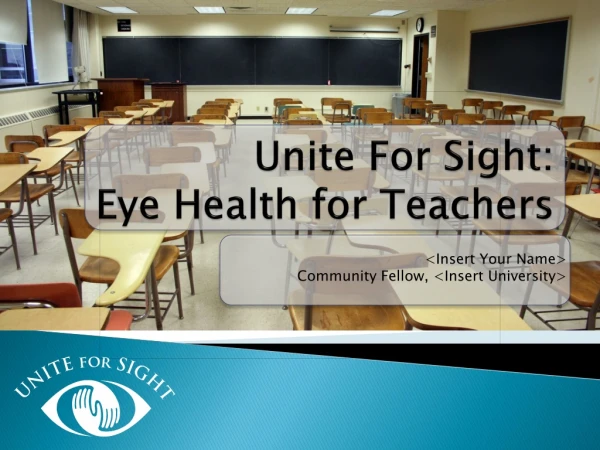 Unite For Sight: Eye Health for Teachers
