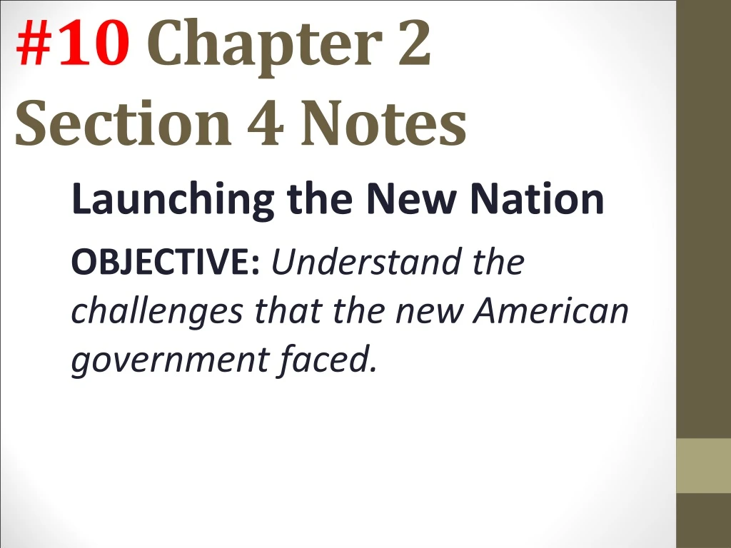 10 chapter 2 section 4 notes