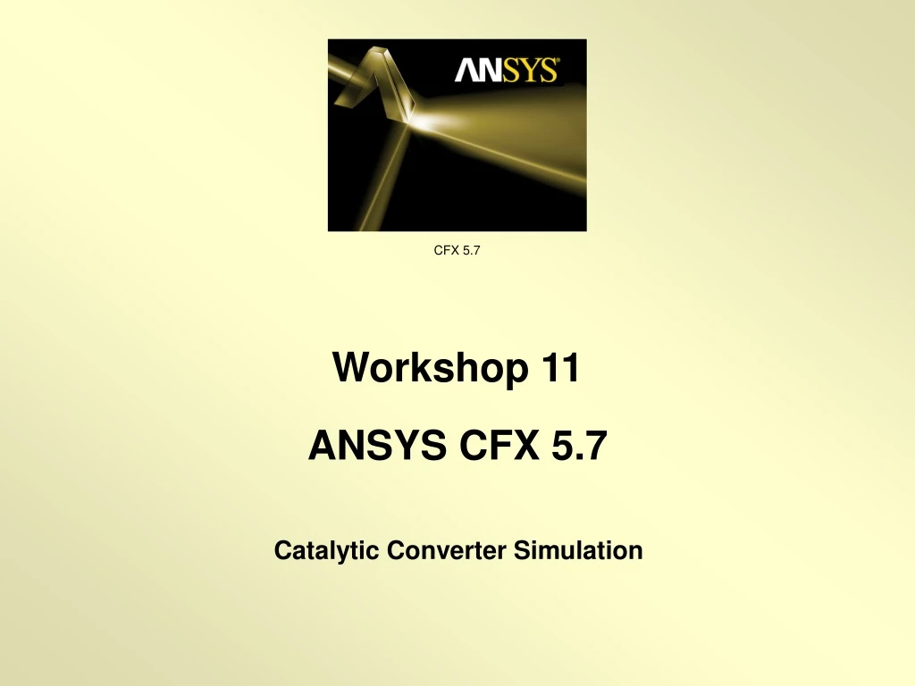 workshop 11 ansys cfx 5 7